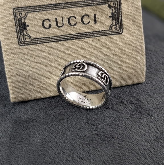 Gucci GG double monogram icon ring 10 - Picture 3 of 8